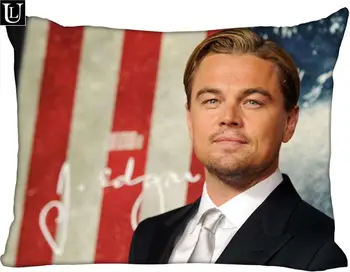 New Sosire Leonardo DiCaprio Dreptunghi fețe de Pernă (două-fețe) fermoar Personalizat de Pernă Mai multe Dimensiuni Personalizate imaginea ta cadou