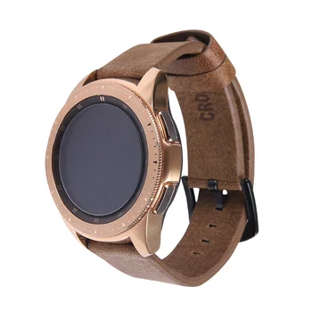 New Sosire Stil Retro Brățară din Piele pentru Samsung Galaxy Watch 42mm Curea Negru/Maro SM-R810 20mm Înlocuire Curea