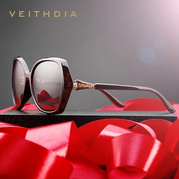 New Sosire VEITHDIA Femei ochelari de Soare Polarizat Gradient Lens Lux Doamnelor Designer de ochelari de Soare Ochelari de Accesorii Pentru Femei