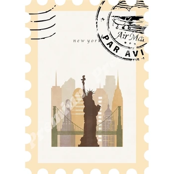 New York suvenir magnet de epocă turistice poster