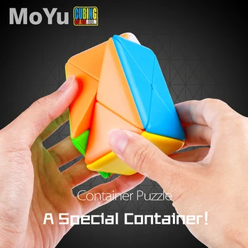 Newst Sosirea MoYu MoFangJiaoShi Recipient Puzzle Cub Magic Stickerless X Cub De Jucărie Forma Poftă De Mâncare De Învățământ Copil Jucării Joc