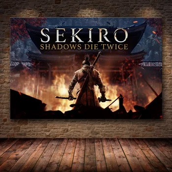 Neînrămate Poster Pictura Decor de Sekiro: Umbrele Mor de Două ori pe HD Panza panza pictura arta