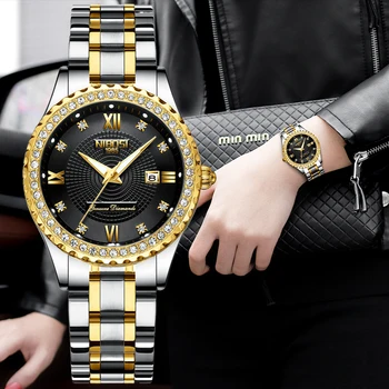 NIBOSI Femei ceasuri de Lux din Oțel Inoxidabil moda doamnelor ceas 2020 nou încheietura Cuarț ceas brățară de sex Feminin Relogio Feminino