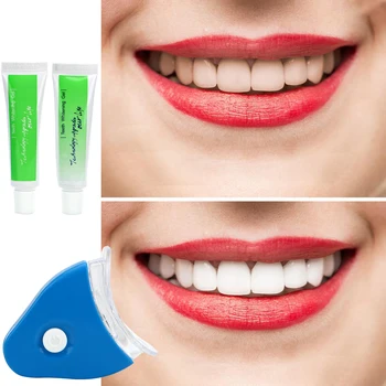 NICEYARD 1 Set de Ingrijire Orala Pasta de dinti Kit de Albire a Dintilor Geluri Pentru Dinti curati Baie Produsului LED Alb Rece Albirea Dintilor