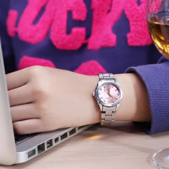 NICI ceas de moda pentru femei de Brand de lux reloj Mujer de Calitate din Oțel Inoxidabil cu Diamante Doamnelor Cuarț Ceas Femei ceasuri montre femme