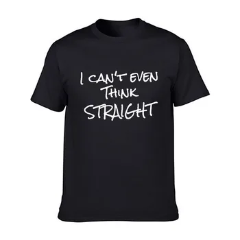 Nici NU mă Pot Gândi Drept Funny T-Shirt Gay Pride Umor Tee-Tricou Barbati Maneca Scurta Tricou din Bumbac T-Shirt Om