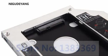 NIGUDEYANG 9.5 mm 2 SATA HDD SSD Caddy Adaptor Tava pentru Dell Inspiron 15R 5537 5521 15 3521 3537