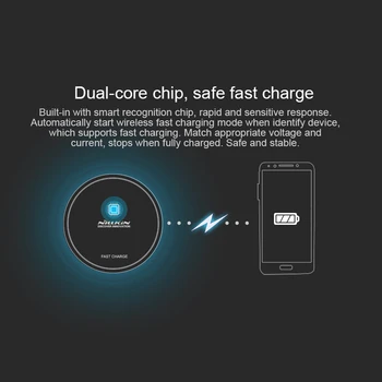 Nillkin 10W Piele PU Qi Rapidă Wireless Charger Pad pentru iPhone 11 Xs Max X pentru Samsung Nota 10 10+ S9 S10 pentru Huawei pentru Xiaomi