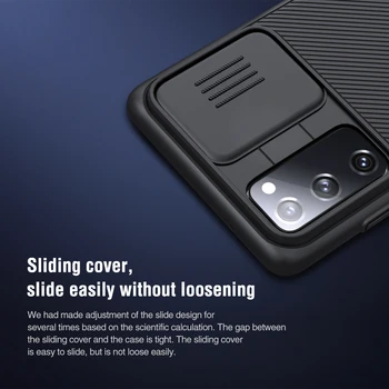 NILLKIN caz pentru Samsung Galaxy S20 FE/S20 Ultra/S20 Plus,Camera foto de Protecție Slide Proteja Capac Obiectiv Capac Protecție spate