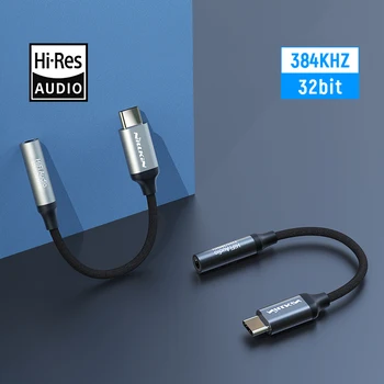 NILLKIN HIFI DAC Cască de Decodare Amplificator de Tip C-3.5 mm Audio Adaptor Amplificator Pierderi 384KHZ/32bit forSamsung