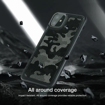 NILLKIN Pentru iPhone 11 Pro Max Acoperi Camuflaj Militar Protector Caz Shell Anti-Knock Dur Capacul din Spate Pentru iPhone 11 Pro Max