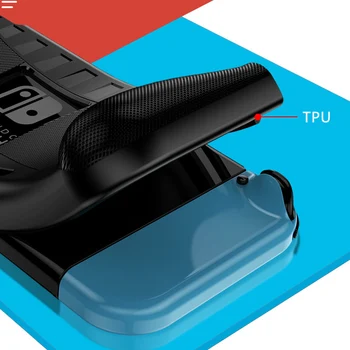 Nintend Comutator TPU Caz, Accesorii Coajă de Protecție 2 cartelei Ergonomic Mâner Pentru Nintendo Comutator rezistent la Șocuri de Răcire