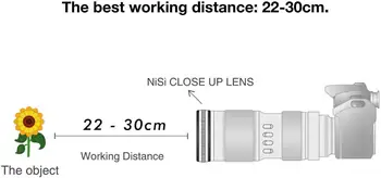NiSi Până Aproape de Obiectiv de Kit NC 67mm 72mm 77mm Adaptoare MC Close-up Filtru Lentila