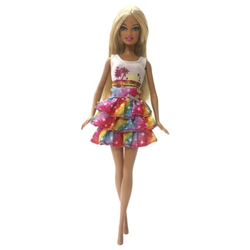 NK Fierbinte Vinde Un Set=10 Buc. se Amestecă Felul În 2020 cel mai Nou Manual Frumoase Haine de Petrecere de Moda Rochie Pentru Papusa Barbie cel Mai frumos Cadou Jucarii
