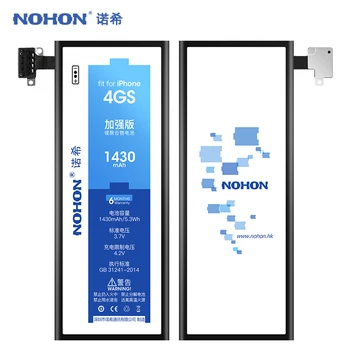 NOHON Baterie Pentru iPhone 4S 5S 5C 6S SE 8 7 6 5 4 X XR XS MAX Bateria Pentru iPhone8 iPhone7 iPhone6 Înlocuire Original Batteria