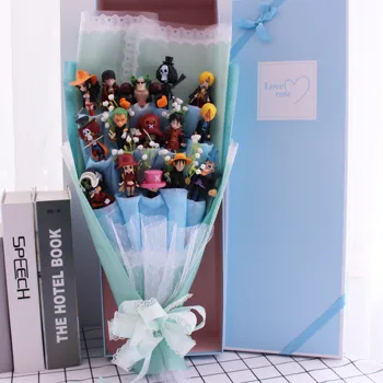 Noi 10 buc-O singură Bucată Tony Chopper Acțiune Figur jucării de desene animate Buchet de flori Pentru Absolvire cadouri