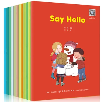 Noi 12 volume/set de engleză pentru copii iluminare manga carte pentru a ajuta copiii să citească de ortografie limba engleză povești, cărți cu poze