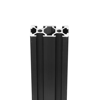 Noi 1500mm Lungime Negru Anodizat 2040 T-Slot Profile de Aluminiu Extrudare Cadru Pentru CNC Imprimante 3D