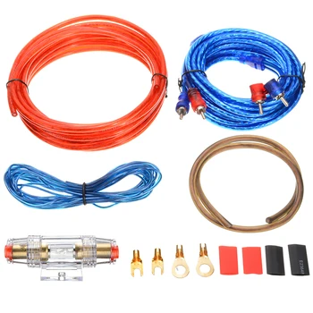 Noi 1500W 10 Ecartament Cable Car Kit Audio Pentru Amplificator Pentru Amplificator, Cabluri de Sârmă Cablu de Alimentare Pentru Echipamente Electrice