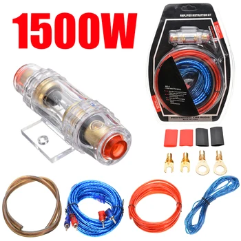 Noi 1500W 10 Ecartament Cable Car Kit Audio Pentru Amplificator Pentru Amplificator, Cabluri de Sârmă Cablu de Alimentare Pentru Echipamente Electrice