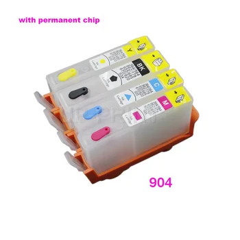 NOI 1set reumpleți cartușele de cerneală Cu chip compatibil pentru HP904 904xl înlocuitor pentru HP OfficeJet Pro 6960 6970 PRINTER