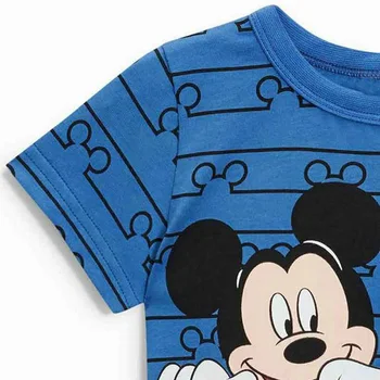 Noi 2020 Copii Băieți Fete Vara Bumbac Mickey tricouri Copil Copii Copii Tipărite Haine Camasi Topuri