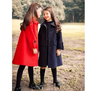 Noi 2020 Primavara Toamna Pentru Copii Jacheta Pentru Fete Lână Lână Cald Palton De Moda Pentru Copii Haine Fete De Îmbrăcăminte Casual Haina W424