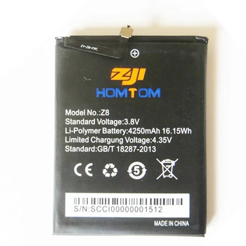 Noi 4250mAh ZOJI Z8 Originale Acumulator de schimb Pentru HOMTOM ZOJI Z8 Bateria Baterij Celule de Baterii de Telefon Mobil
