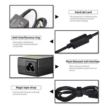 Noi AC DC de Alimentare Adaptor Încărcător Cablu Convertor 19V 2.1 a Pentru Monitor LG LCD TV Picătură Navă