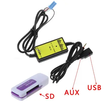 Noi ar Audio MP3 Interfață Adaptor CD Changer AUX SD USB Cablu de Date Mini 8pini Pentru VW Skoda