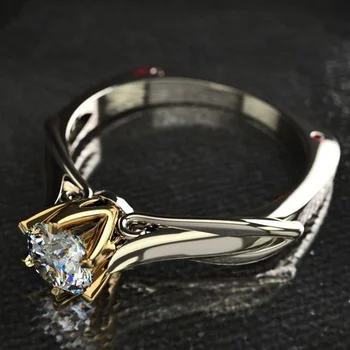 Noi Argint 925 Inel Șase Gheare Opt Inimi Și Săgeți Zircon Simulare Moissan Inel Cu Diamant Pentru Femei Cadouri De Nunta