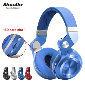 Noi Bluedio T2+ la Modă Pliabil Bluetooth Căști Căști Stereo Suport Radio FM& SD Cască Jocuri pentru IOS Android