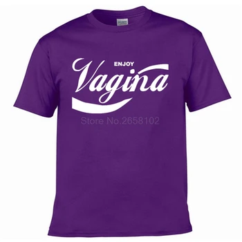 Noi Bucurați-vă de Vagin pentru Bărbați T-shirt de Vânzare Fierbinte Prietenul T Shirt O-Neck Bumbac Noutate Amuzant Teuri Topuri