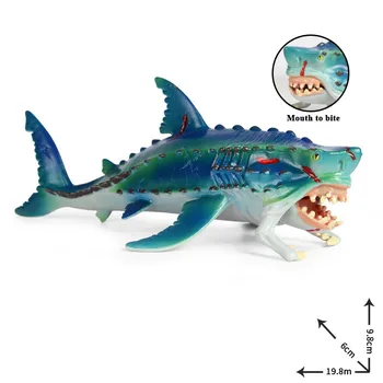 Noi, Copii, Simulare pe Model Animal Lume Fantastică Monstru Pește Ocean Pește Monstru Monstru Pește Jucărie de Plastic, Ornamente