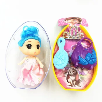 Noi creative printesa răsucite ou coroana de bijuterii dressing set de joaca pentru copii casa papusa surpriză răsucite jucarii pentru fete