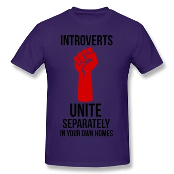 Noi de vara Tricou Introvertitii Uni T-Shirt Bumbac ÎNĂLBITOR ofertas Tricou