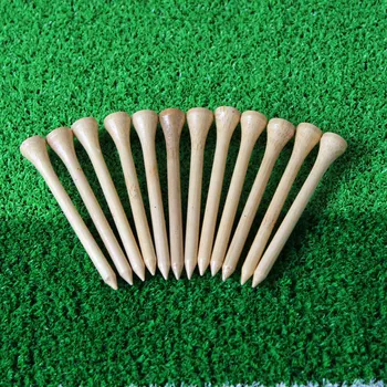 Noi de Vânzare Fierbinte bambus golf tee 70mm 100buc/pachet Golf Tees pentru jucător de golf 7 ori mai greu decât lemn tees
