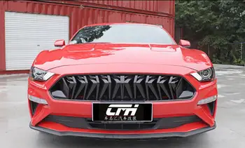 NOI, de Înaltă Calitate ABS Negru Mesh Grila Tăiați Curse Gratare se Potriveste Pentru Ford Mustang 2018 2019 2020 2021