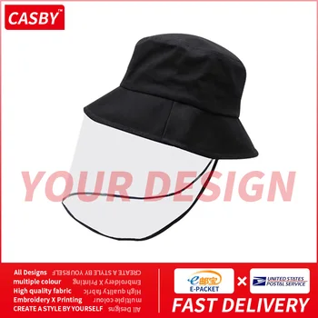 Noi DIY Imprimare Găleată Pălării de Moda Privat Grafic Personalizat Windproof Bazinul Capac Simplu de Design de Logo-ul de Protecție Parasolară articole pentru acoperirea capului Y4001