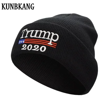 Noi Donald Trump 2020 Pălărie Bărbați Pălării de Iarnă Pentru Femei Knit Beanie ȚINE ARMERICA MARE Capotei de Iarnă Tricotate Pălării, Căciuli Chelioși