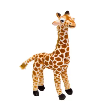 Noi Drăguț Viața Reală Girafa Jucarii de Plus pentru Copii de Simulare Cerb Animale Împăiate Papusa Copii Cadou Minunat Decor Acasă
