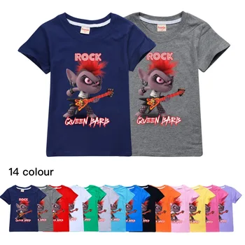 Noi Foshion 2020 Copii Tricouri pentru Baieti Copii Camasi de Vara Tee Topuri Fete Streetwear Adolescent Haine Troli 2 Party
