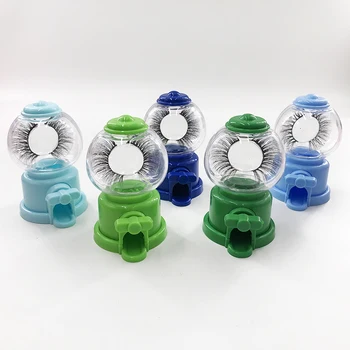 Noi Geană Ambalaj Cutie cu Ridicata Guma de mestecat Mașină Genelor Cutie pentru 3D Nurca Gene False Gol Genele Caz