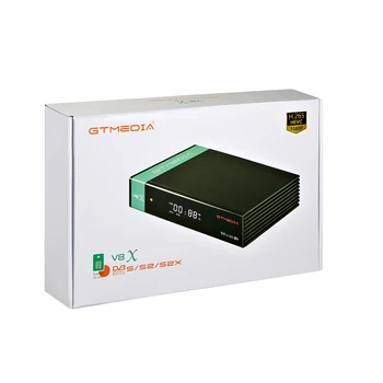 Noi GTmedia V8X TV prin Satelit Receptor HD 1080P WIFI încorporat Cline Spania H. 265 DVB-S2 GT-Media Stoc în spania
