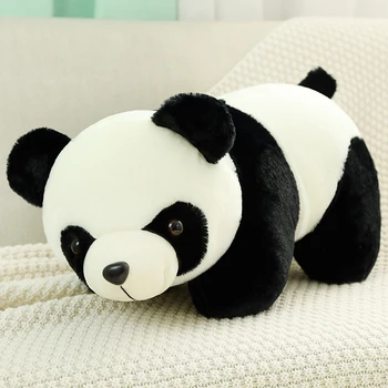 Noi Huggable Kawaii Panda De Pluș Papusa Animal De Pluș Jucărie Moale Panda Realiste Jucarii De Plus Pentru Copii Tovarăș De Joacă Pentru Copii Cadou De Ziua De Nastere