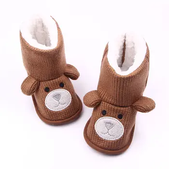 Noi Iarna pentru Copii cizme de Cerb Drăguț Urs Animale fete Baieti botine Super Ține de Cald Infant Toddler Prima Pietoni Snowfield Boot