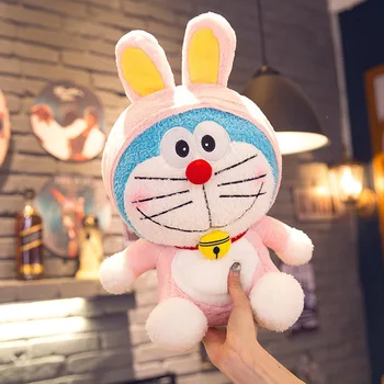 Noi Iepure Drăguț Rochie De Până Doraemon Animale De Pluș Jucării De Pluș Jucarii Pentru Copii Fierbinte Papusa Anime De Dragoste Cadou Cadou De Ziua De Nastere Pentru Copii
