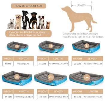 Noi Impermeabil animale de Companie casa Multi-culoare Paturi pentru Câini de talie Mare foarte Moale Cusca pentru Catel Cat Casa Sac de Dormit Worm Cuib DGWA02