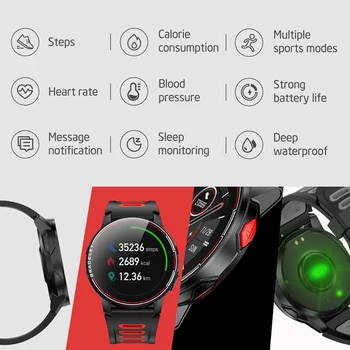 Noi L6 Ceas Inteligent IP68 Impermeabil Sport Fitness Tracker Monitor de Ritm Cardiac Bluetooth Bărbați Femei Smartwatch Pentru Xiaomi, Huawei