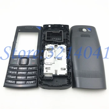 Noi Locuințe Complet Acoperi Caz Pentru Nokia X2 X2-02 Capacul Carcasei Cu Tastatură engleză